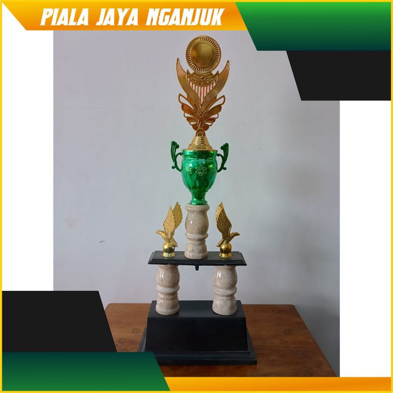 PIALA KAKI 2 MURAH - PIALA KAKI 2 MARMER 10CM KOMBINASI CUP BUNGA - PIALA MURAH SATUAN KAKI 2