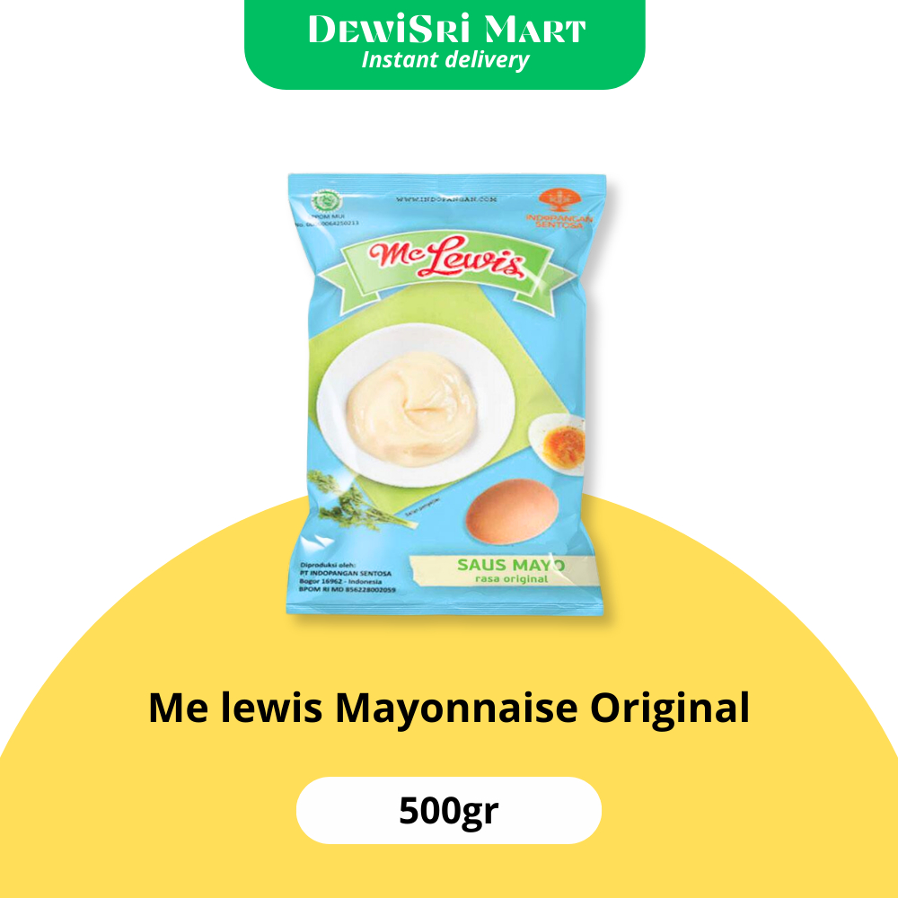 

Me lewis mayonese original 500gr - Dewi Sri Mart