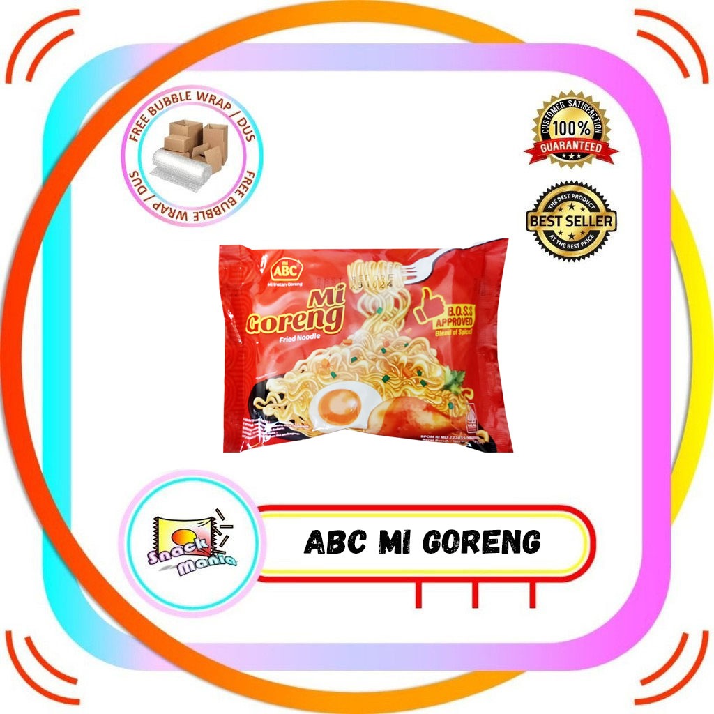 

Mi ABC Mie Instan Goreng 70 gr Fried Noodle