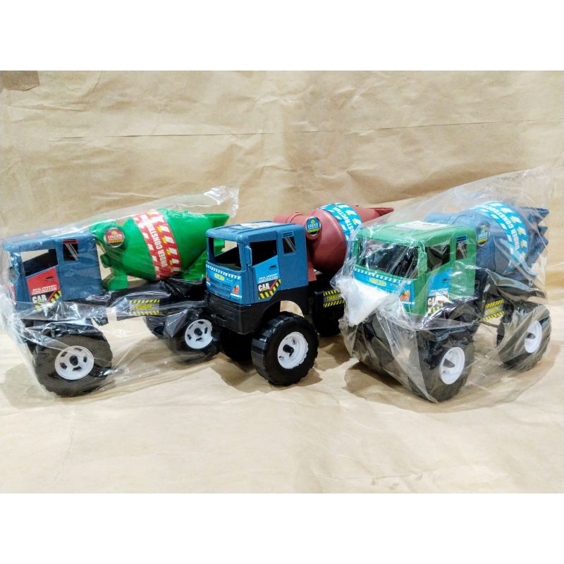 (harga 2 pcs) Mainan Anak Truk Molen Kecil Kemasan Kantong TMM 212