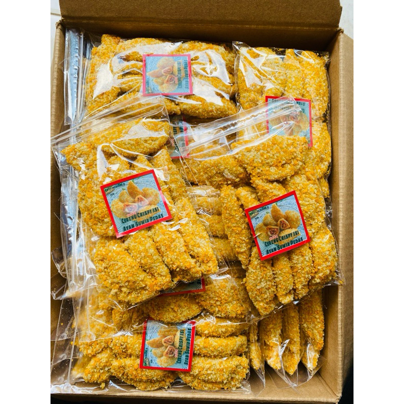 

Cireng crispy isi ayam suwir pedas (isi 10)