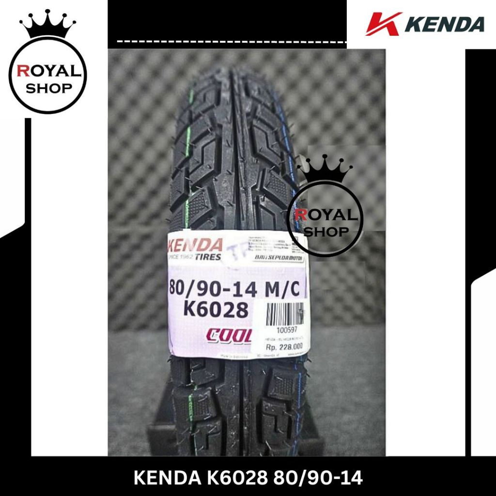 BAN KENDA K6028 80/90 90/90 100/80 Ring 14 BAN VARIO BEAT MIO X-RIDE