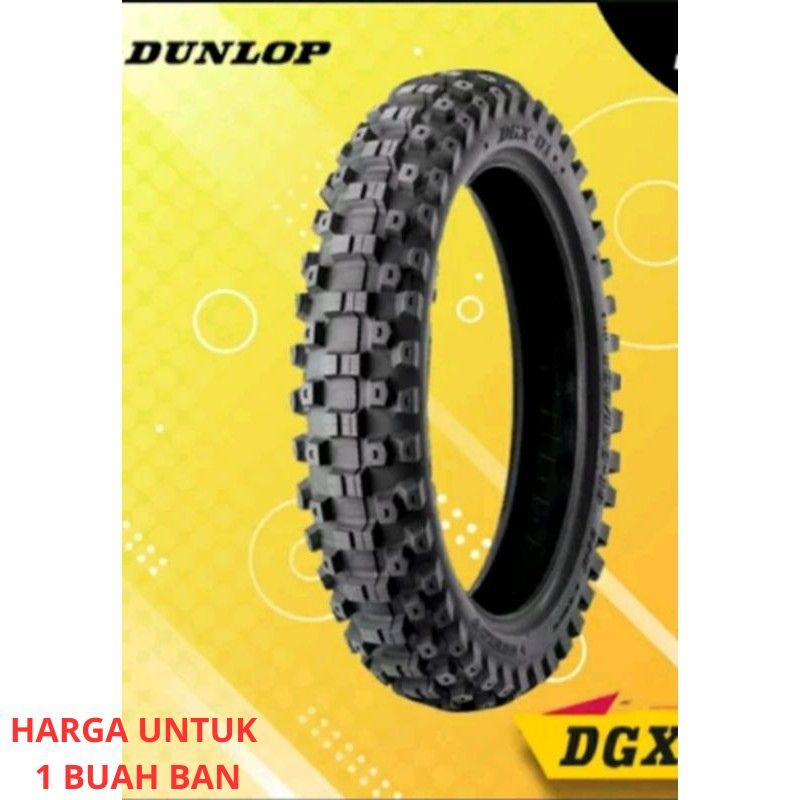 Ban Luar Cross Dunlop DGX 110 - 90 X 18 - Adventure - DGX-01 Trial 110/90 RING 8 - TRIAL TRABAS ORIG