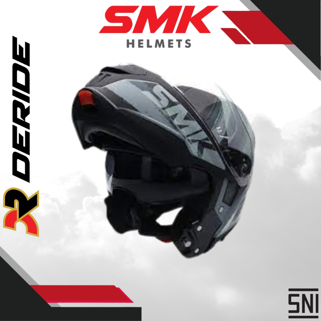 HELM MODULAR SMK GULLWING TOUR GRAPH MA626 MODULAR FLIP UP SNI ORIGINAL