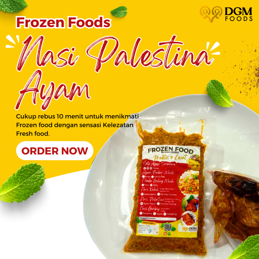 

FROZEN FOODS NASI PALESTINA AYAM - BY DGM FOODS