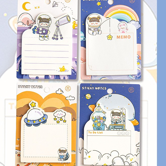 

HM33 Sticky Note Motif Kartun Lucu Sticky Notes Penanda Buku Sticky Note