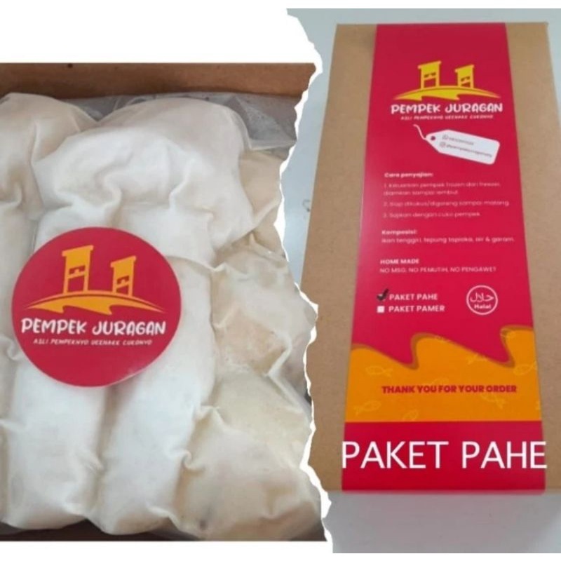 

Pempek Ikan Tenggiri Paket Pahe isi 12 pcs Pempek Mix