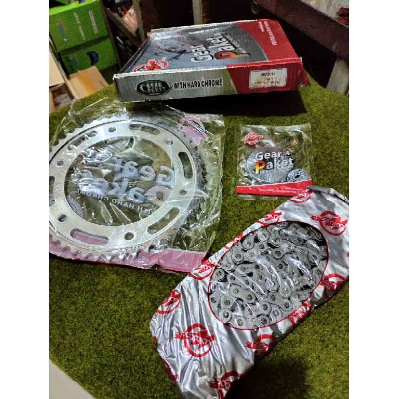 Gear Set Honda CRF Wilwood/Gir Set Honda CRF Murah/Paket Gear Set Honda CRF