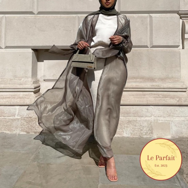Le Parfait | Aleena Outer - Dress muslim / Dress Turki / Gamis Muslim / Baju / Walia Dress/ Shining 