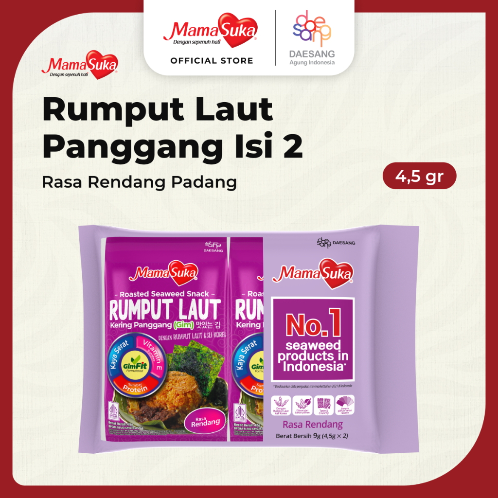 

Mamasuka - Rumput Laut Rasa Rendang Padang Isi 2