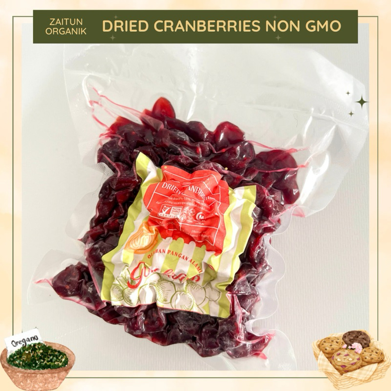 

Dried Cranberries | 250 gr | Buah cranberry kering | HALAL NON GMO