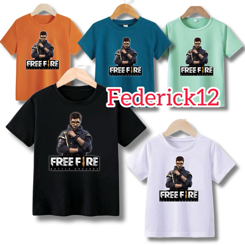 KAOS ANAK FREE FIRE DJ ALOK 1-10 TAHUN CEWEK COWOK