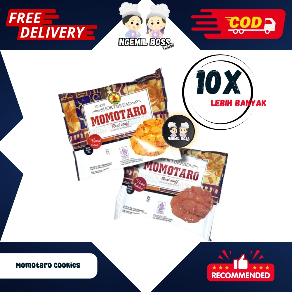 

Kukis Kering Momotaro Shortbread Netto 45g Beli 5 & 10 Pcs Lebih Hemat