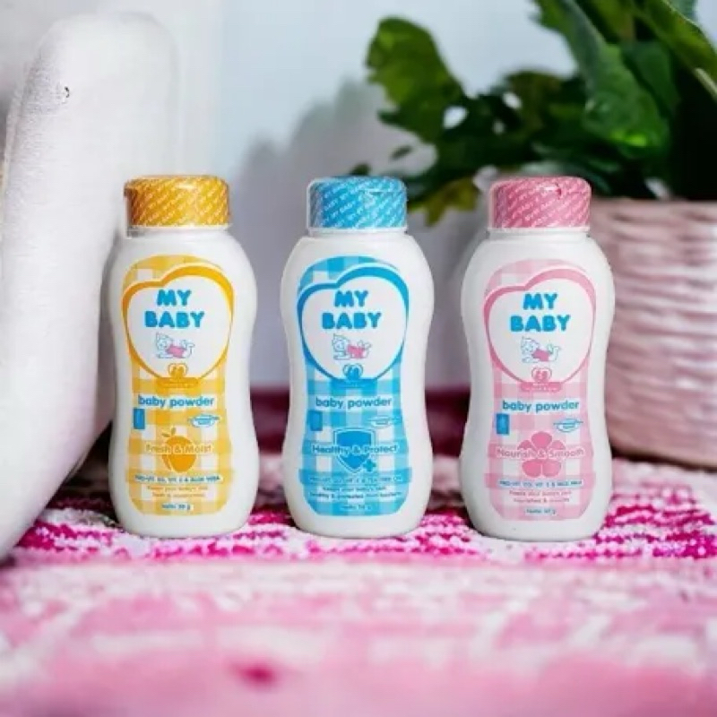 6 pcs kosmetik bedak tabur anak my baby