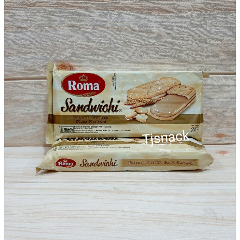 

Roma Sandwichi Peanut Butter 206g