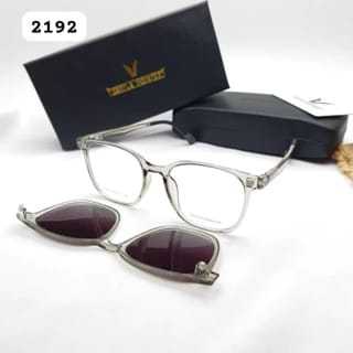 BEST SELLER KACAMATA PRIA Klip on 2192 TRANSPARAN VARIASI FRAME polarized lens ada per SIZE 54-17-14