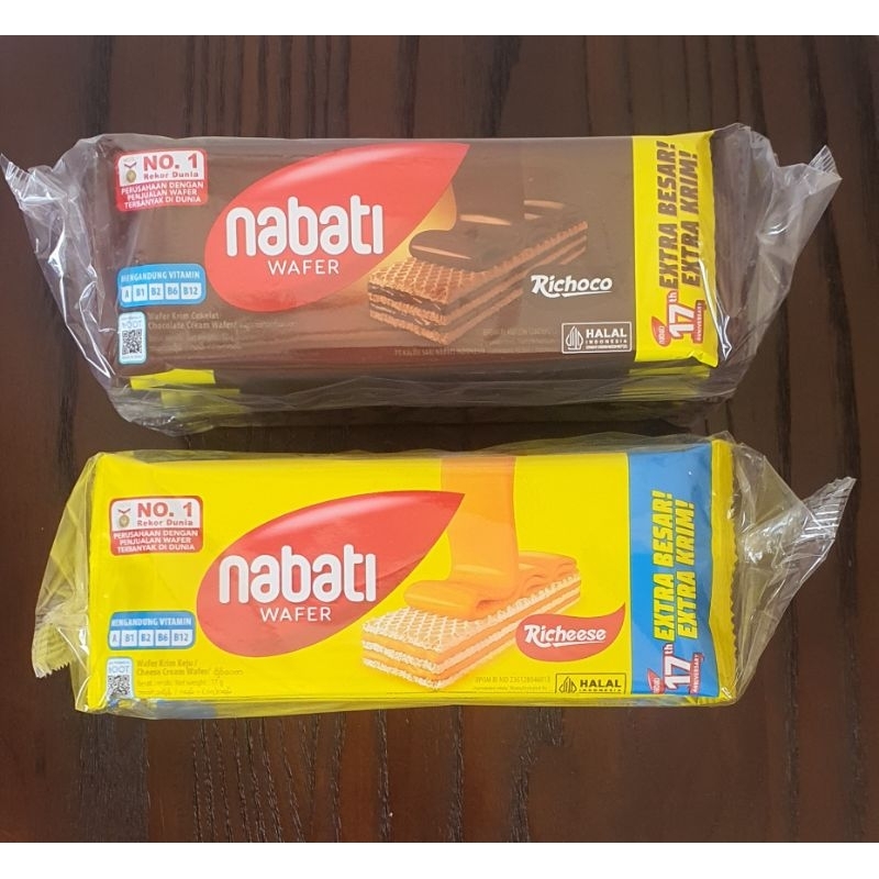 

Nabati Wafer / Wafer Nabati 1 Pack isi 10 bks