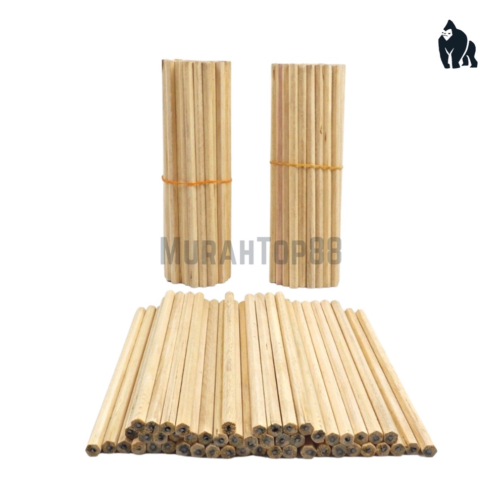 

JOW947 KODE 77 Pencil 2B Kayu Polos Panjang Pensil Hotel Pensil Murah Segi Enam Bulat 1 IKET isi 5 PCS