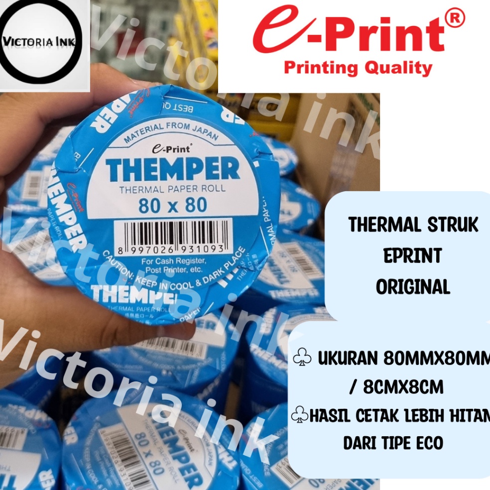 

USG791 GROSIR Eprint Kertas Thermal 8x8 Struk Eprint Themper 8x8