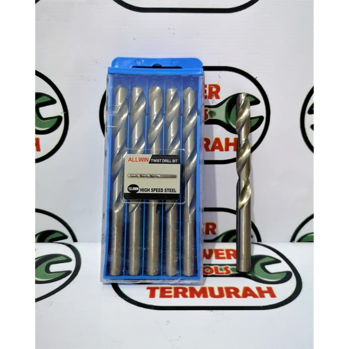 

Mata Bor Besi HSS 12.5 mm ALLWIN murah drill bit bijian
