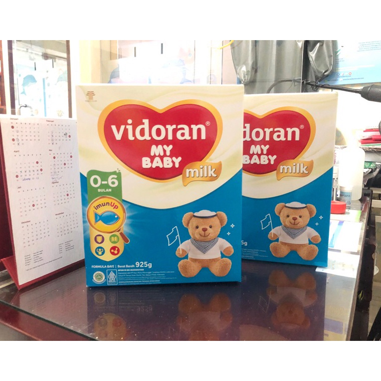 TID368 GROSIR  KEMASAN BARUSusu formula susu bayi susu balita Vidoran My Baby 6 bulan 925 gram