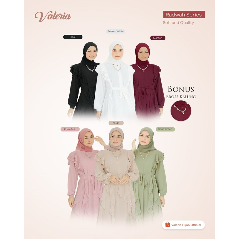 Radwah Dress | Vintage Dress | Korean Dress Hijab