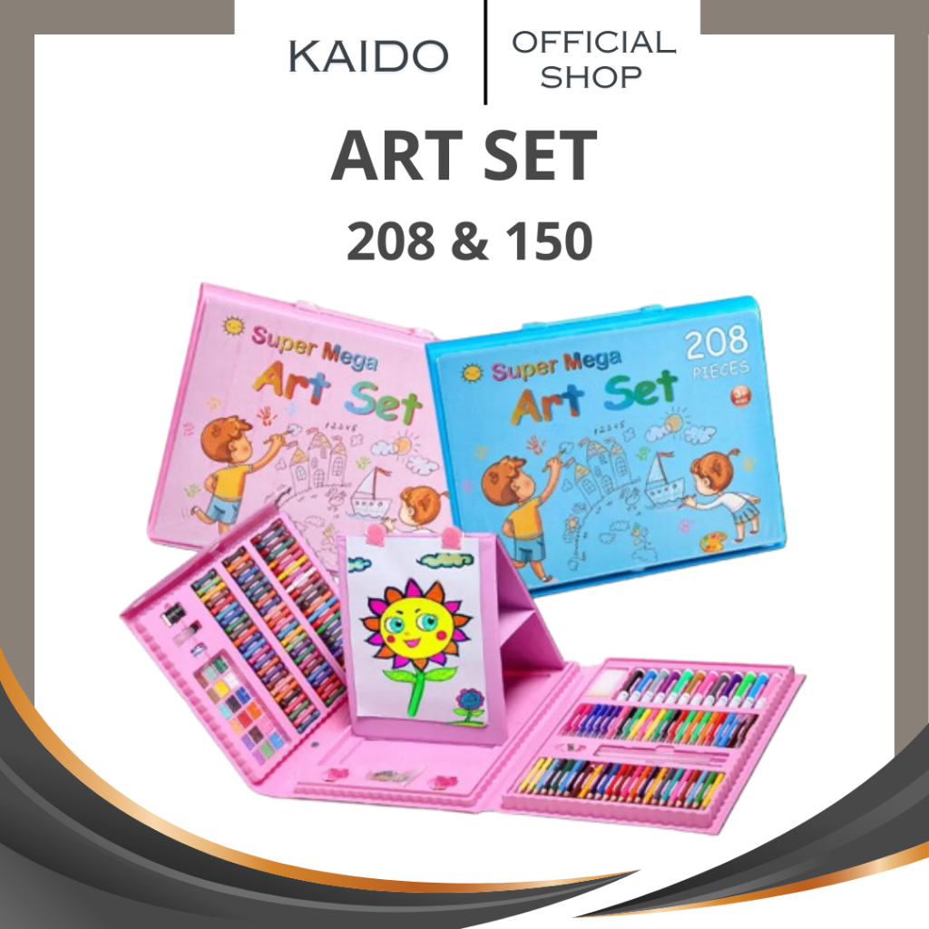 

ART SET 208 Pensil Warna Crayon Terlengkap Set 150pcs/Crayon Mewarnai 150 dan 208