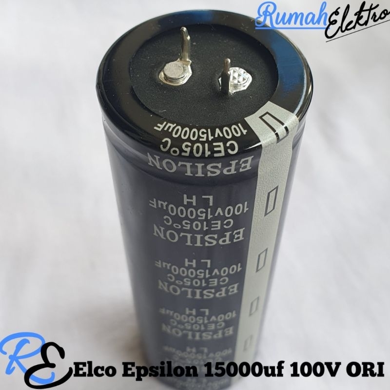 Elco Epsilon 15000uf 100V ORI