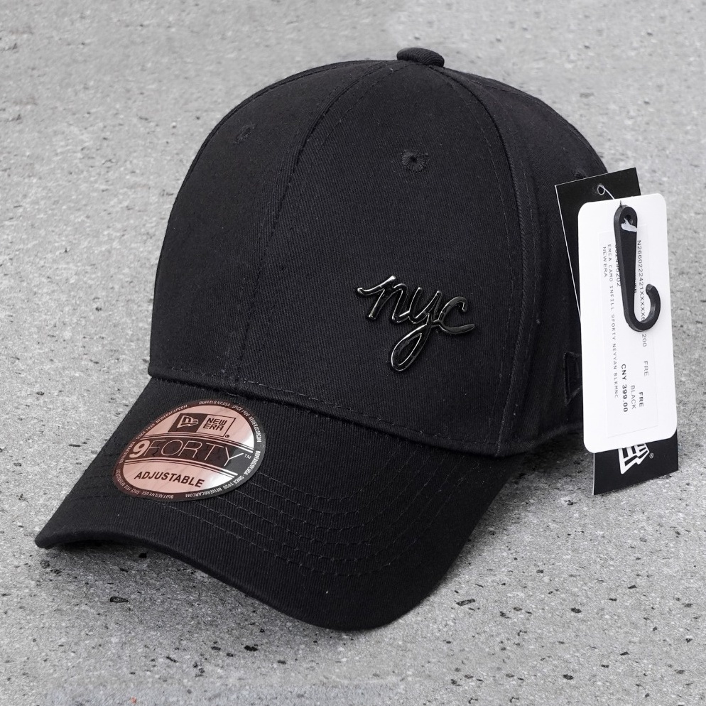 SPM656  77 Topi NY New Era NYC Logo Metal Import Mirror Original Unisex Topi Baseball Keren Anak Mud