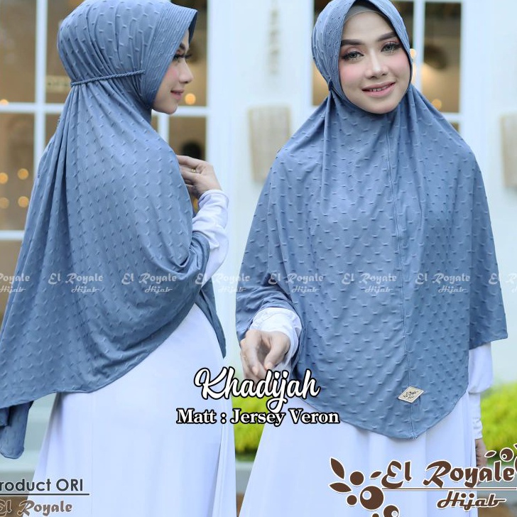 DISKON HIJAB INSTAN KHIMAR SYARI KHADIJAH XL ORI EL ROYALE