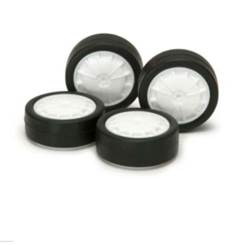 TAMIYA 15442 LOW PROFILE TIRE WHELL SET FOR SUPER X, XX CHASIS