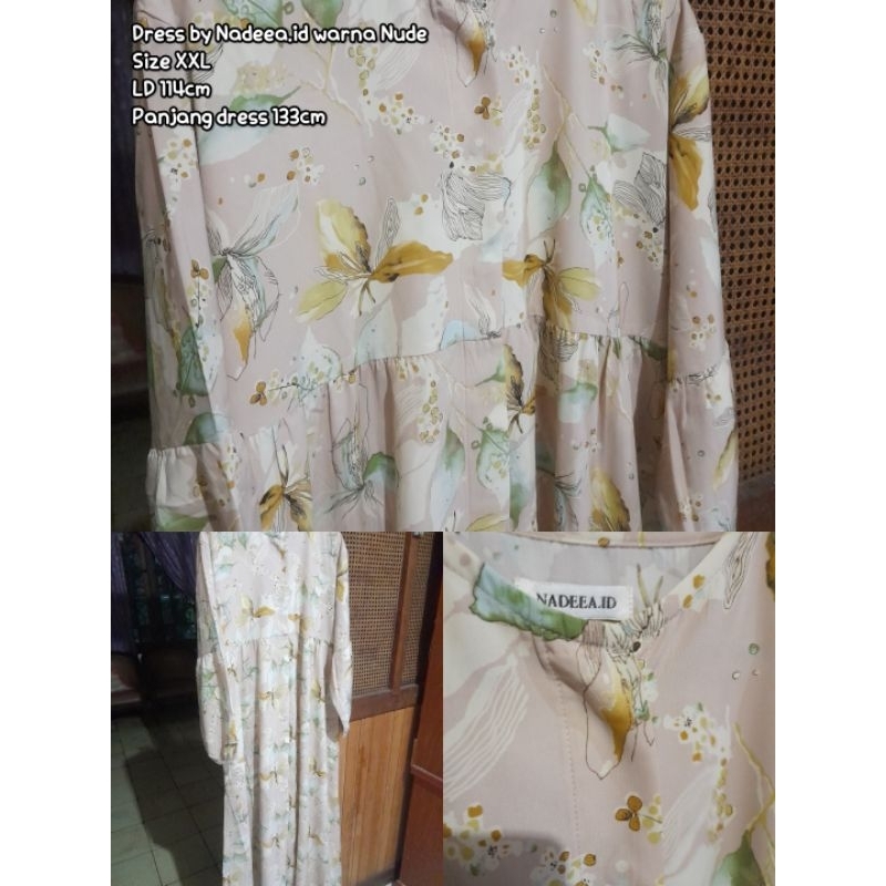 Jual Preloved Dress Gamis Kaleela.id , Javina.id , Nadeaa.id , Zizara