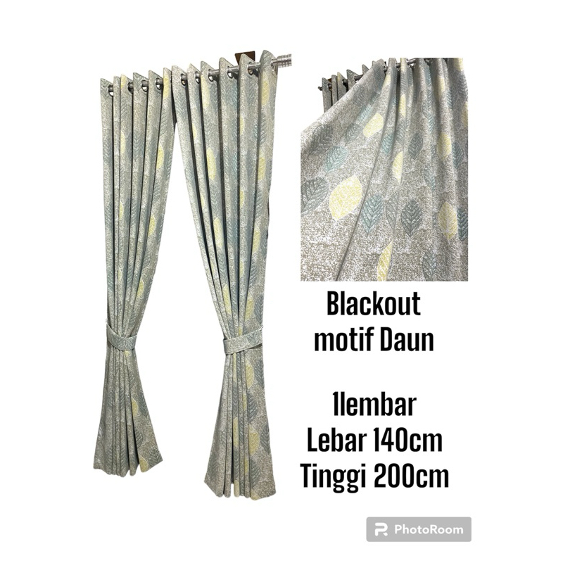 GORDEN JENDELA GODEN PINTU MOTIF DAUN