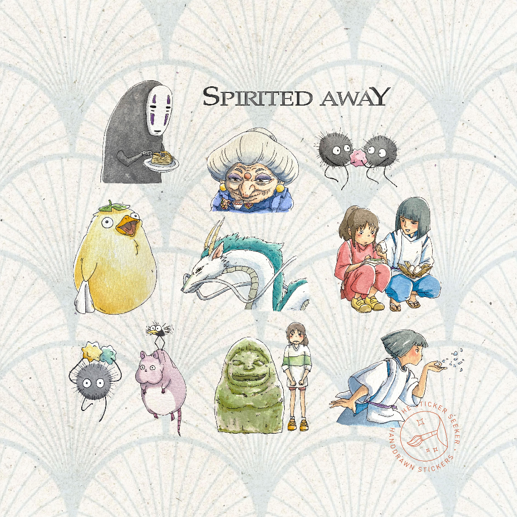 

Spirited Away (Ghibli) Vinyl Sticker Pack