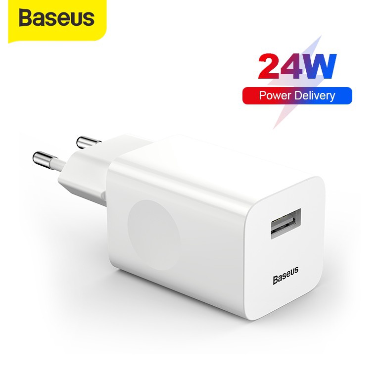 CHEKOUT Baseus Kepala Charger 24w Quick Charger Qc 3
