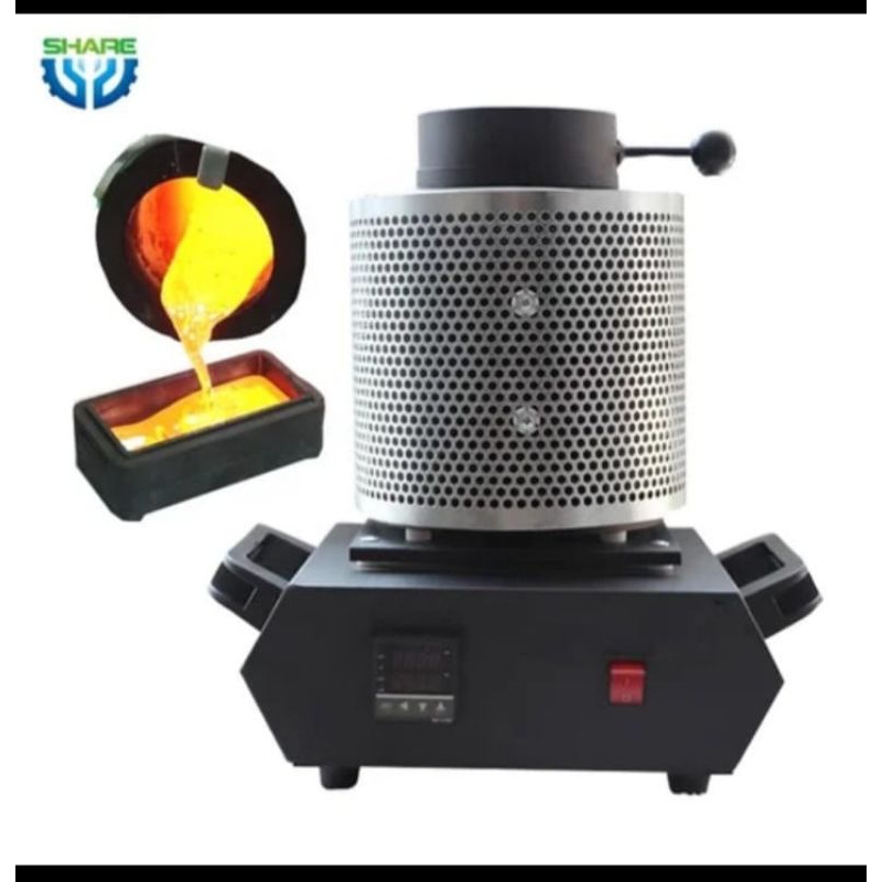 Alat Lebur Emas ,perak,Tembaga Listrik 220 volt 1kg,2kg,3kg / Melting Listrik Pelebur Logam Emas,Per