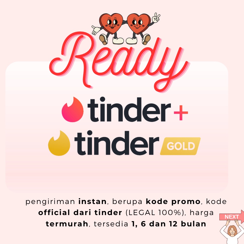 Paling Diminati KODE VOUCHER TINDER GOLD DAN TINDER PLUS 1 BULAN
