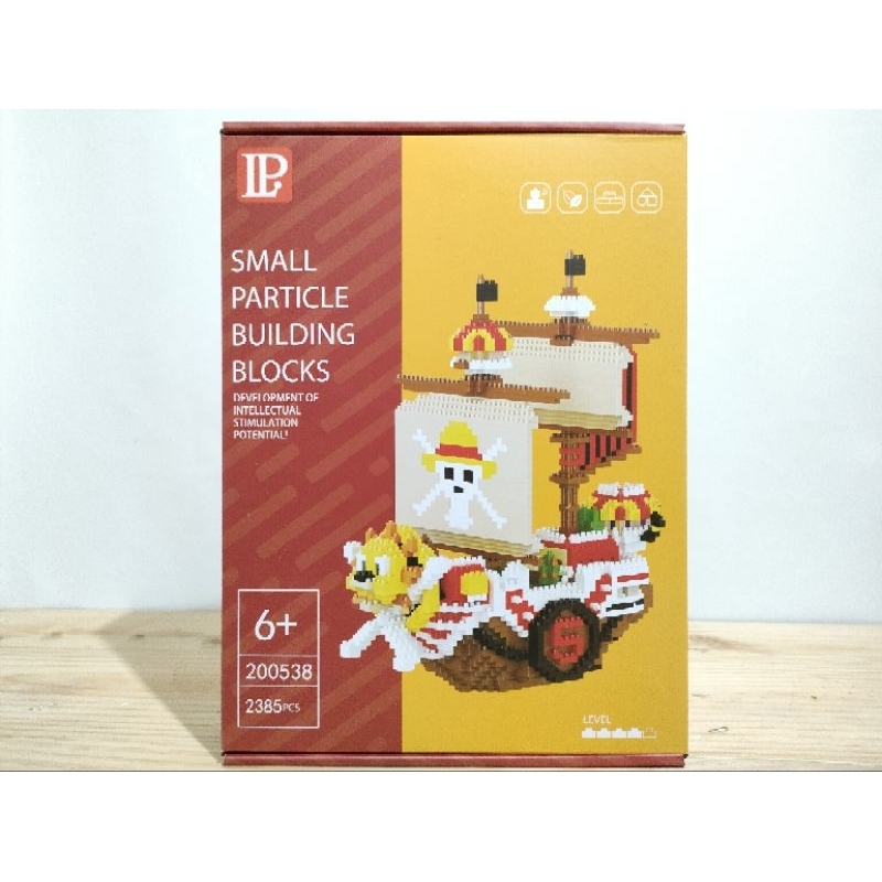 LP Lego Small Particle Building Blocks Thousand Sunny Ship From One Piece
