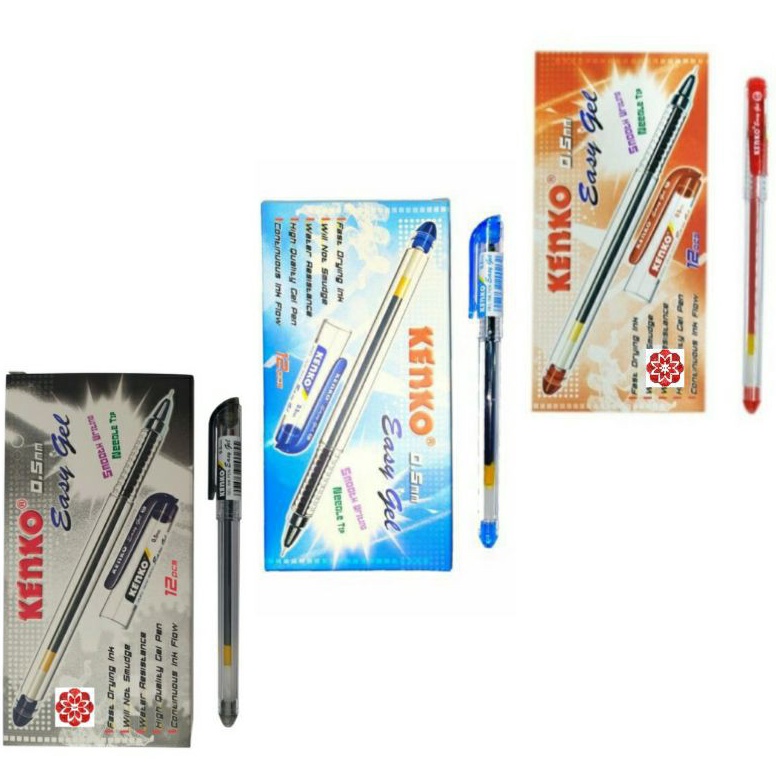 

LVD749 Realpct Pulpen Kenko Easy Gel 5mm Grosir 1 Lusin