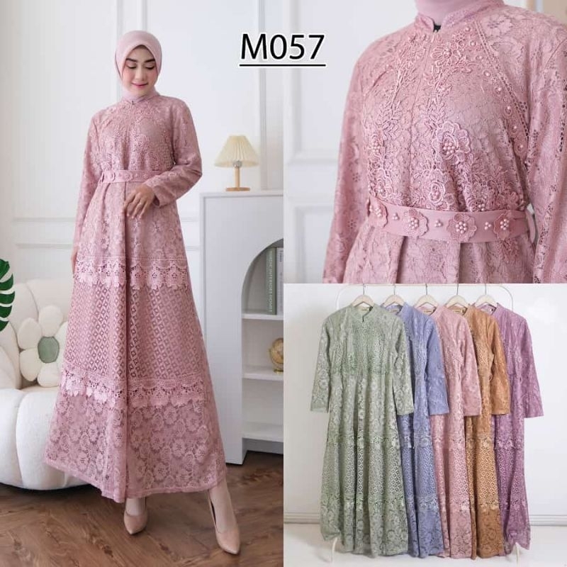 Gamis ixora full broklat M057