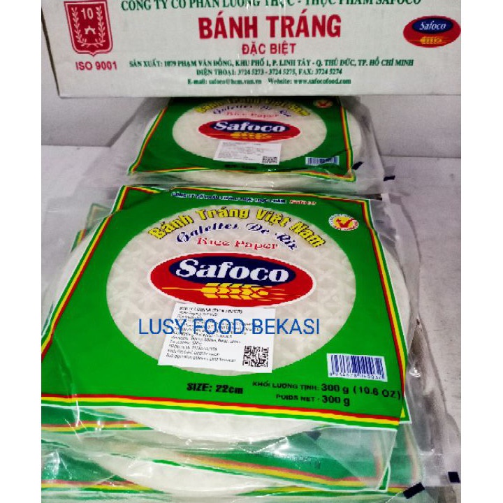 

Rice Paper Vietnam Kulit lumpia Vietnam SAFOCO 22cm 3gr
