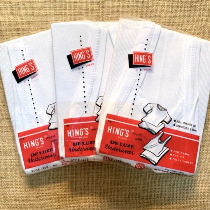 Free Ongkir 3 Pcs  Singlet HINGS 123B Pria Dewasa  Kaos Dalam Hings  Pakaian Dalam Pria Hing Laki La