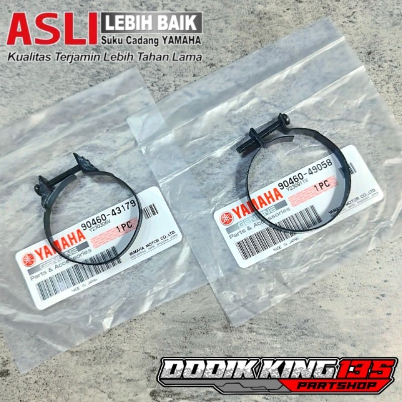CLAMP KLEM KLEMAN KARBU KARBURATOR MANIPUL RX KING ORIGINAL YAMAHA JAPAN | 90460-43179 90460-49058