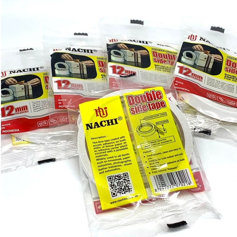 

Double Tape Nachi 1/2 1 Inch ( 12mm 24mm ) 10 Yard
