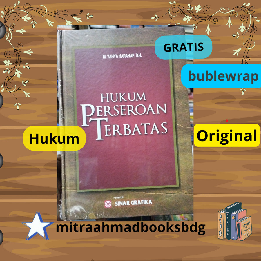Buku HUKUM PERSEROAN TERBATAS HC M Yahya Harahap SGF ORIGINAL