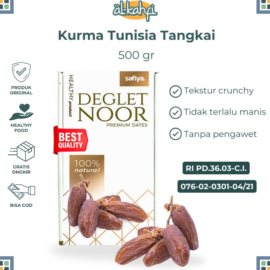 

TERBARU Kurma Tangkai Tunisia 5 Gram Super Premium Safiya