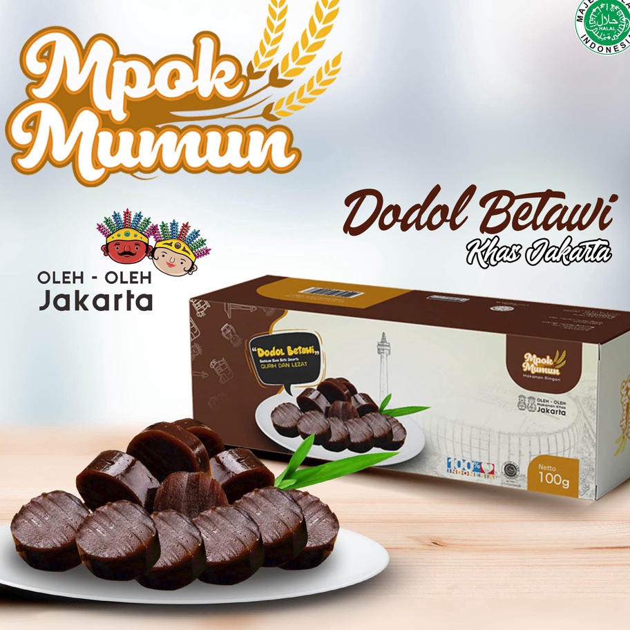 

Ready Stok Dodol khas betawi Mpok Mumun oleh oleh dari jakarta