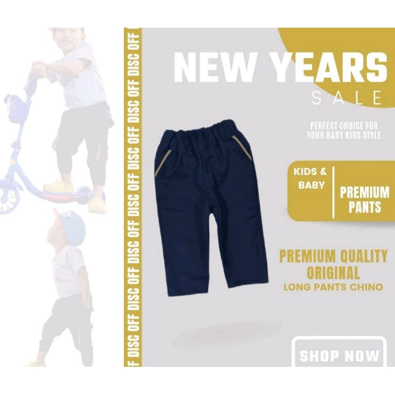 Celana cinos Panjang Anak Bayi Laki Laki 1 2 3 4 5 6 7 8 9 bulan Polos/celana santai cinos bayi laki