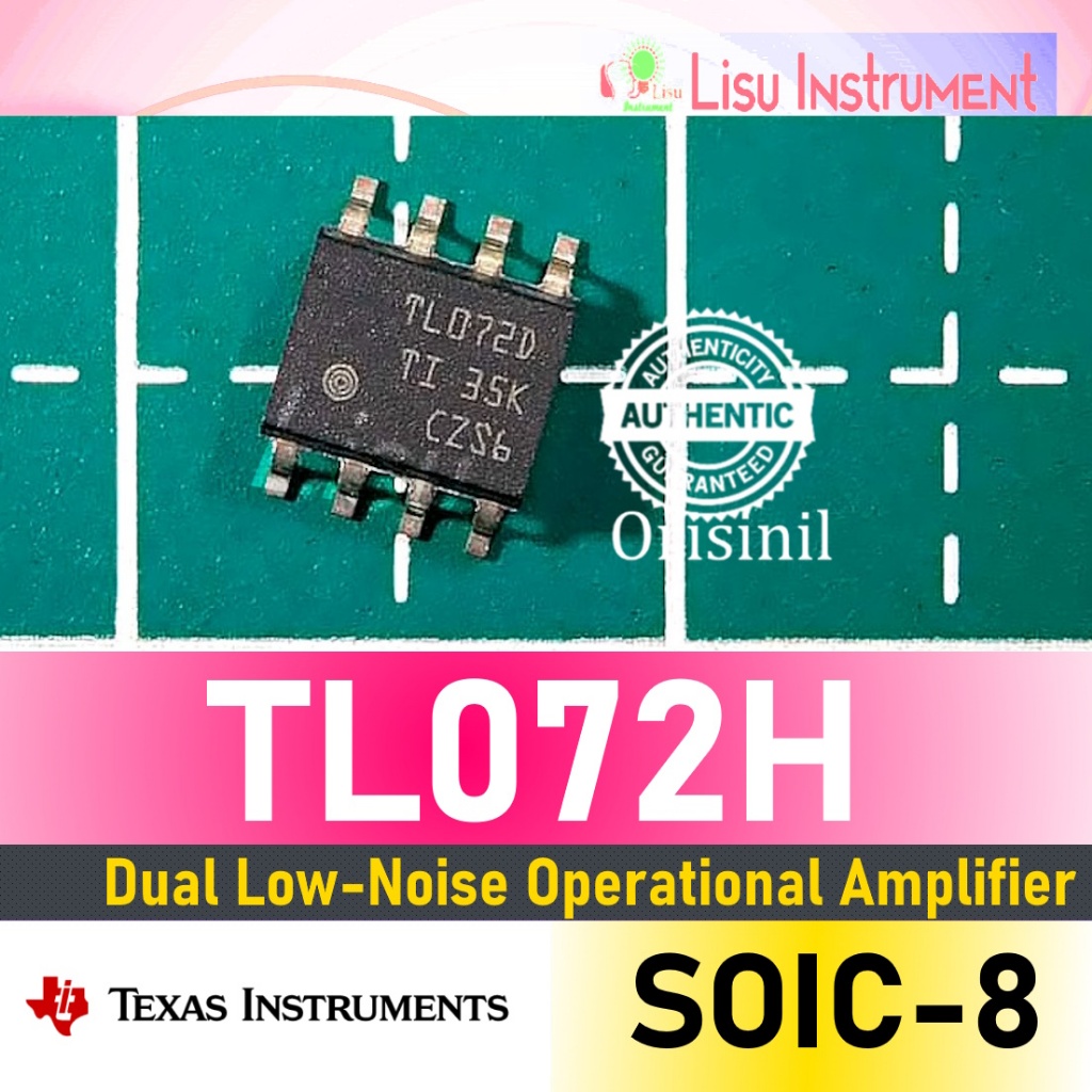 TL072H Dual Low-Noise JFET-Input Operational Amplifier TL072 TL072D TL072HIDR Texas Instruments ORIG
