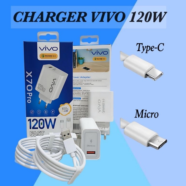TERLARIS 933  Charger Vivo X9 PRO 12W Fast Charging